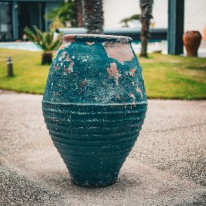 Grande Jarre en Terre Cuite Ancienne 90cm x 55cm - Les Terres d'Espagne