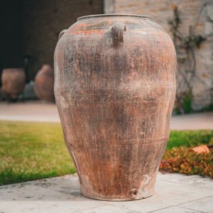 Petite Jarre en Terre Cuite Ancienne 87cm x 63cm - Les Terres d'Espagne