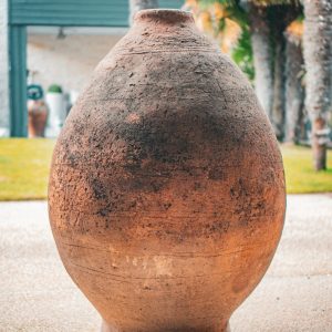 Grande Jarre en Terre Cuite Ancienne 140cm x 94cm - Les Terres d'Espagne