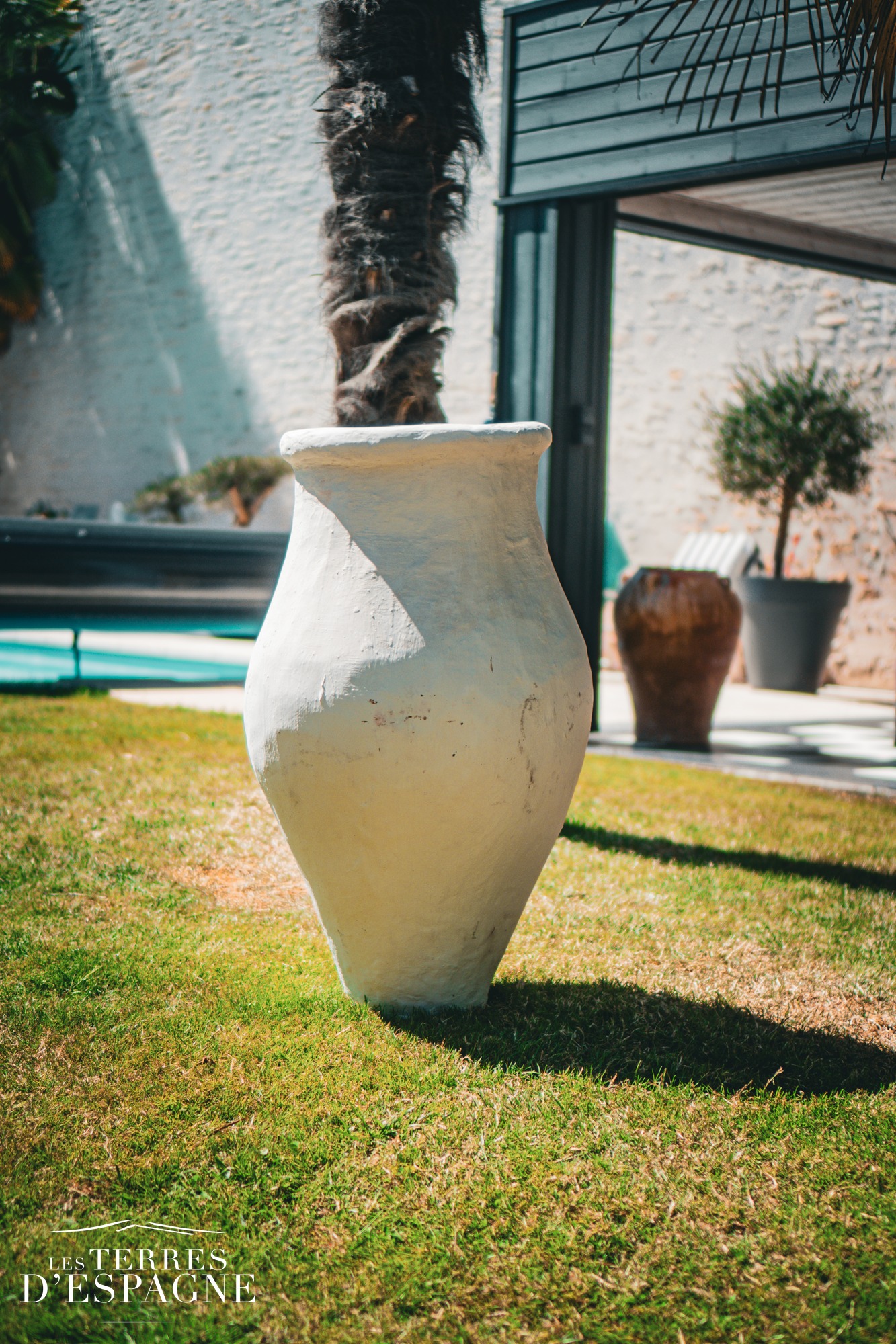 Grande Jarre en Terre Cuite Ancienne 86cm x 44cm - Les Terres d'Espagne