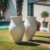 Grande Jarre en Terre Cuite Ancienne 86cm x 44cm - Les Terres d'Espagne