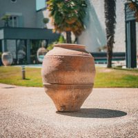 Petite Jarre en Terre Cuite Ancienne 100cm x 72cm - Les Terres d'Espagne