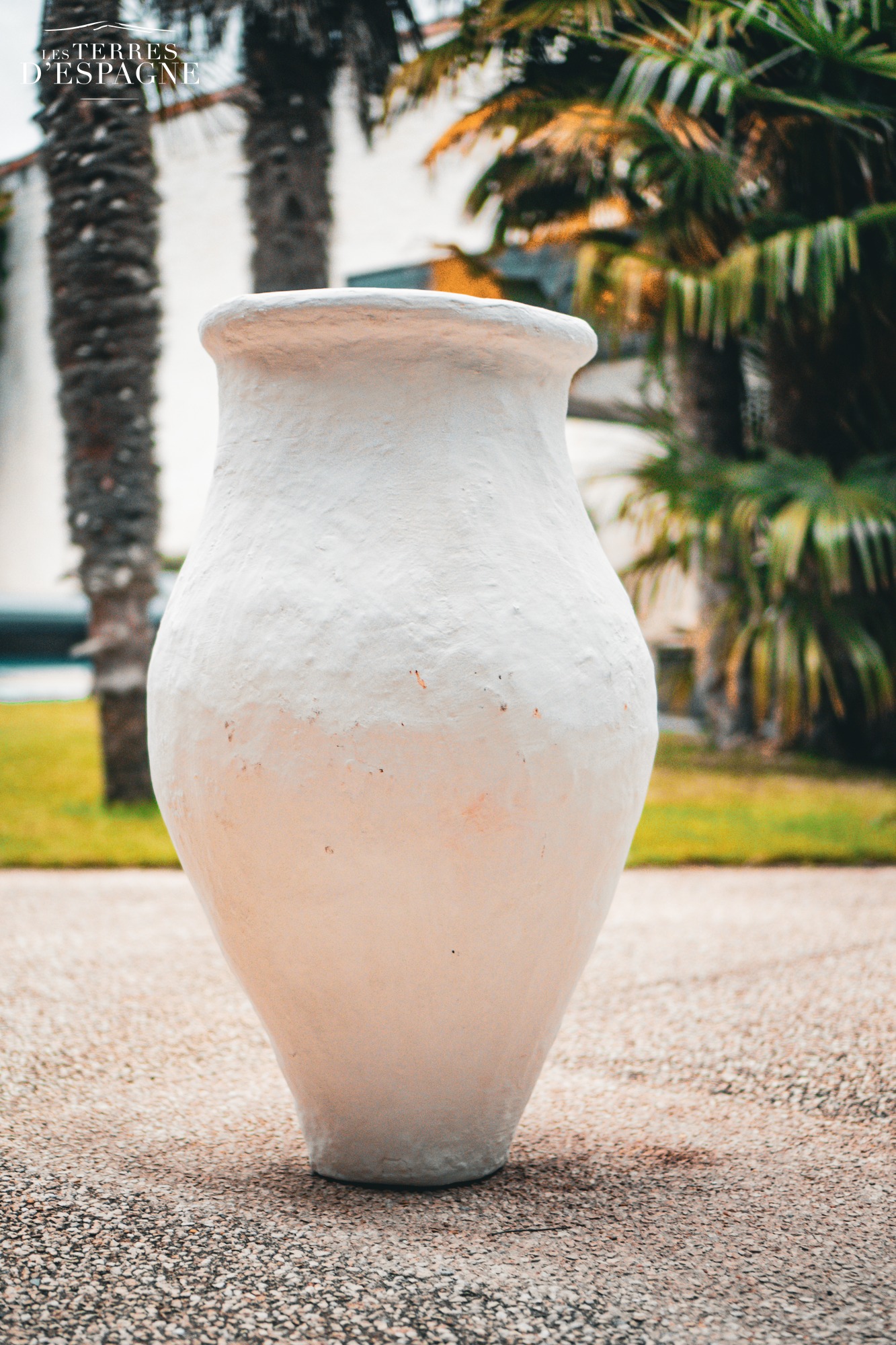 Grande Jarre en Terre Cuite Ancienne 86cm x 44cm - Les Terres d'Espagne