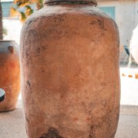 Grande Jarre en Terre Cuite Ancienne 140cm x 80cm - Monumentale - Les Terres d'Espagne