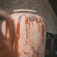 Grande Jarre en Terre Cuite Ancienne 140cm x 80xm - Monumentale - Les Terres d'Espagne