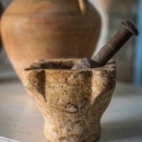 Mortier ancien en pierre Espagne - Les Terres d'Espagne