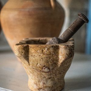 Mortier ancien en pierre Espagne - Les Terres d'Espagne