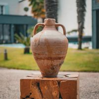 Cruche Cántaro en terre cuite ancienne 40cm x 20cm - Les Terres d'Espagne