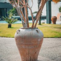 Petite Jarre en Terre Cuite Ancienne 73cm x 65cm - Les Terres d'Espagne
