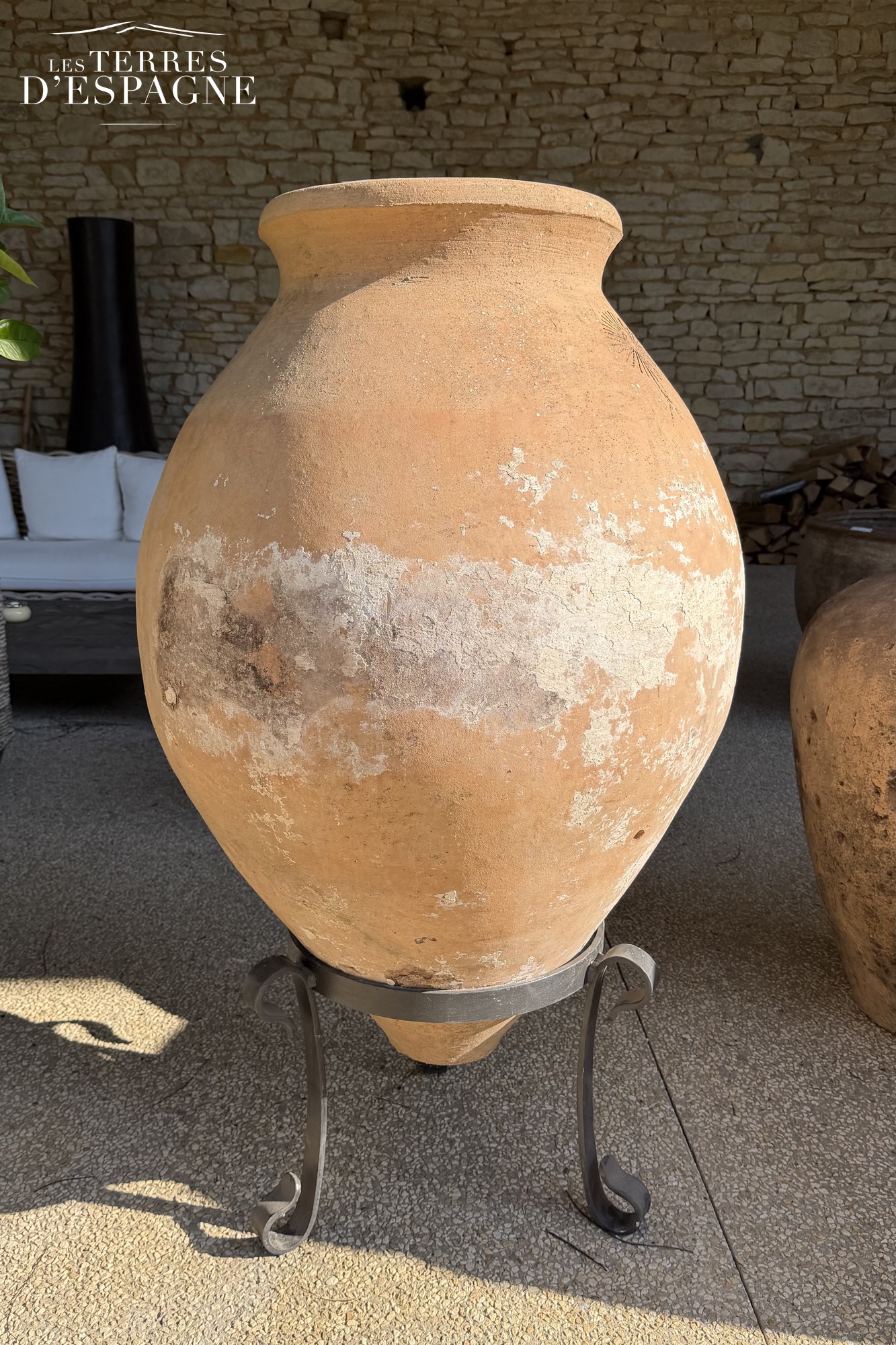 Grandes Jarre en Terre Cuite 130cm x 70cm - Monumentale - Les Terres d'Espagne