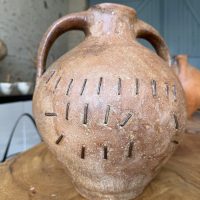 Cruche Cántaro en terre cuite ancienne 43cm x 32cm - Les Terres d'Espagne