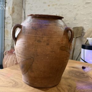 Petite jarre en terre cuite ancienne 40cm x 30cm - Les Terres d'Espagne